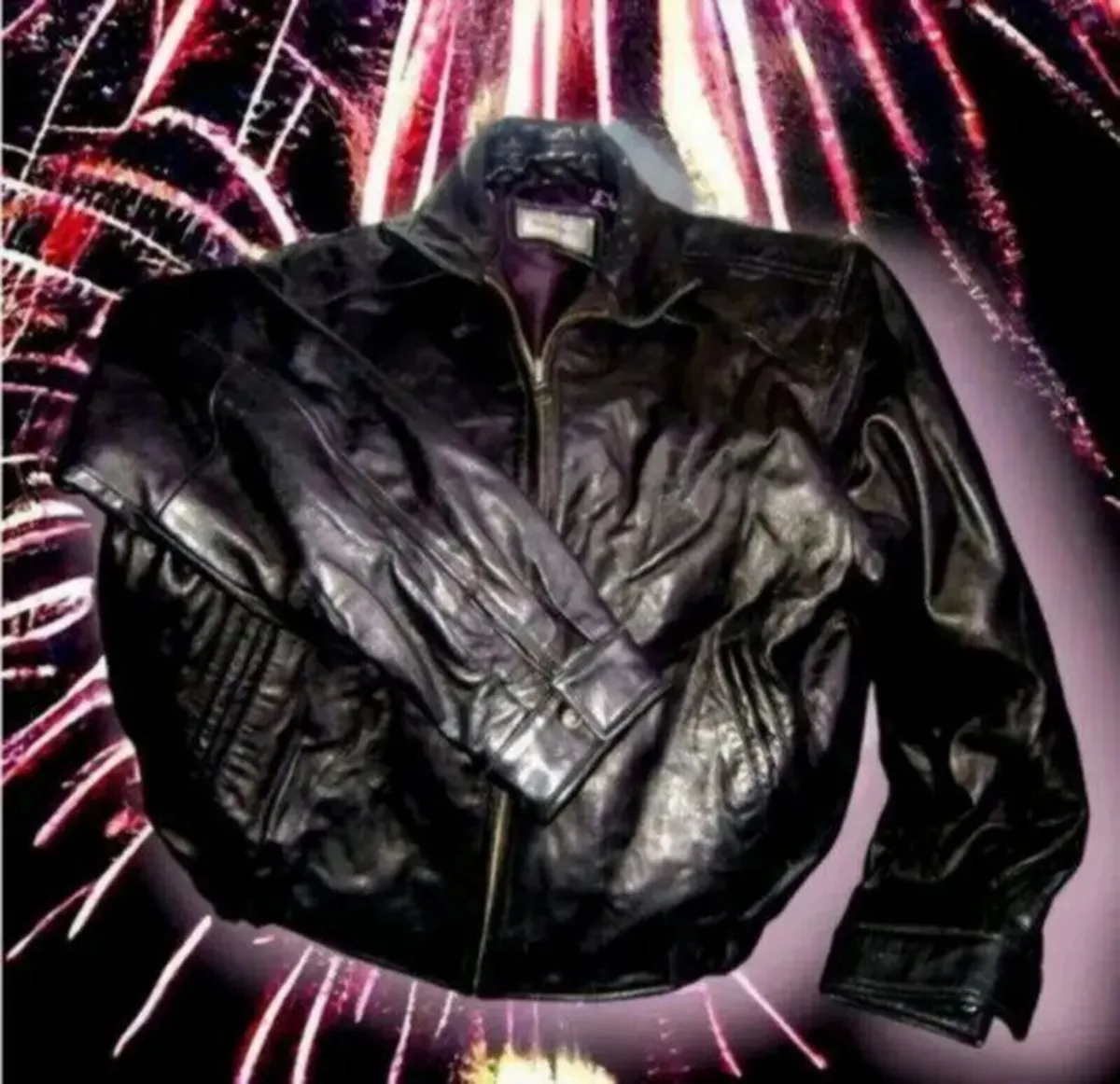 Vintage Leather Jacket - Image 1