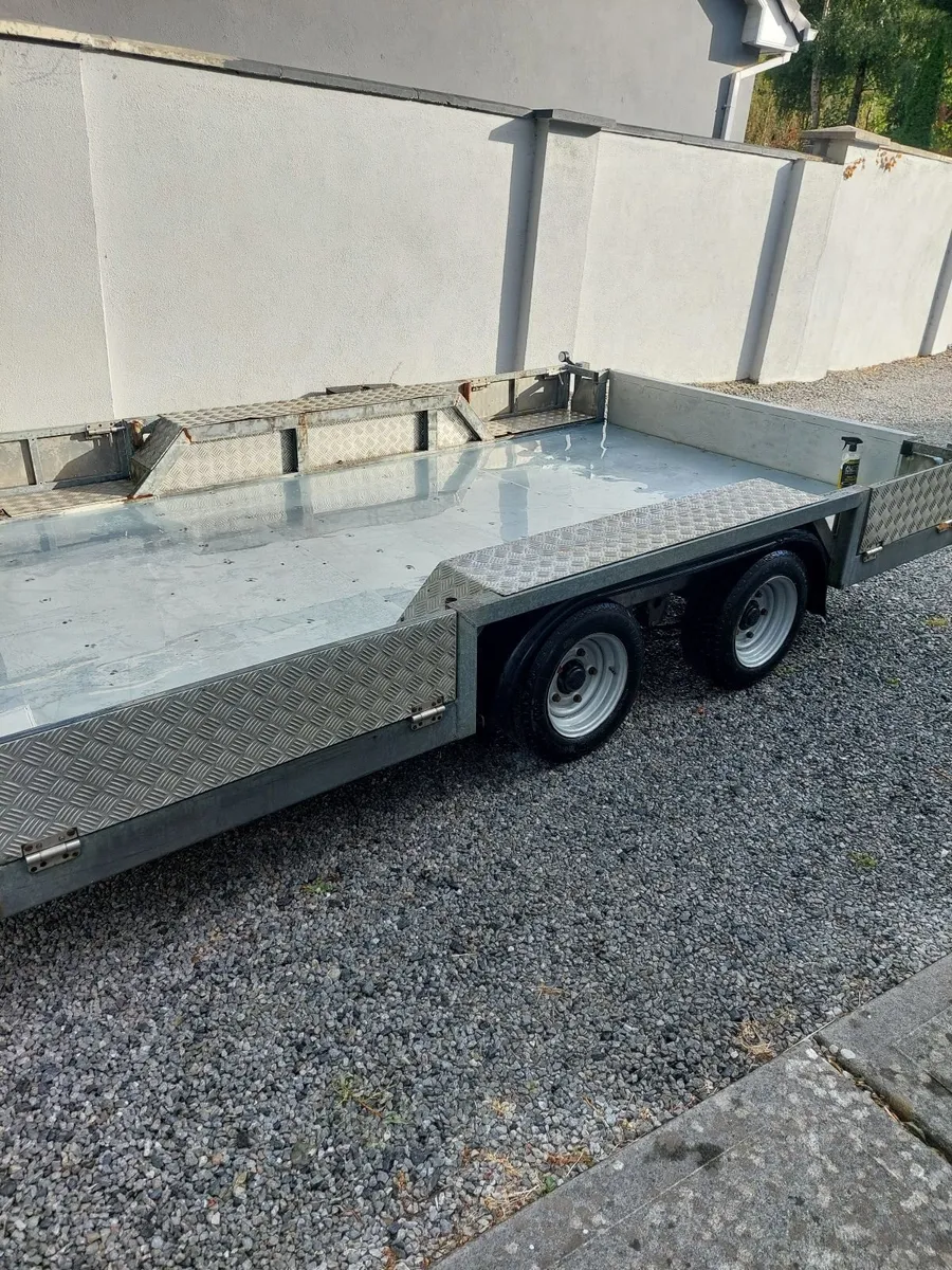 Ifor Williams plant trailer - Image 1