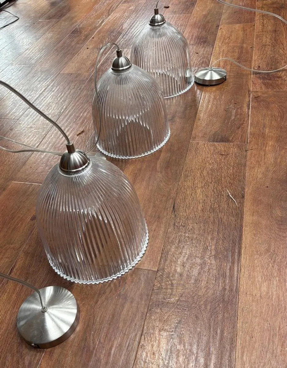 Glass Pendant Lights - Image 1