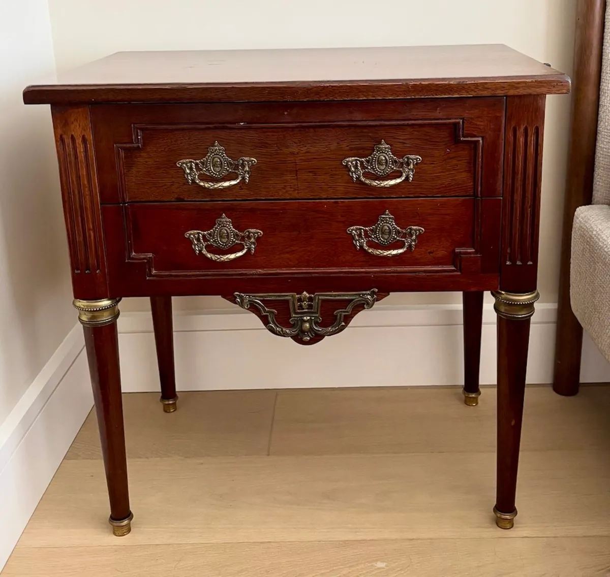 Antique Bedside Lockers - Image 2
