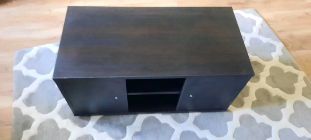 Black TV stand - Image 1