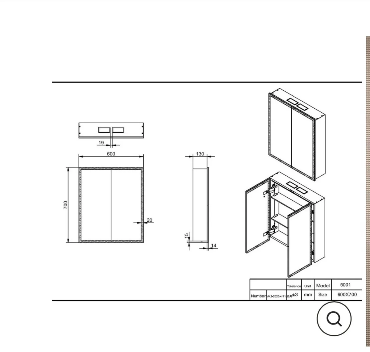 Bathroom cabinet - Image 2
