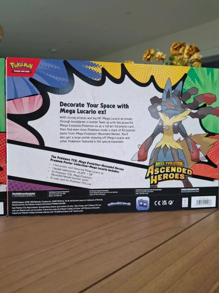 Ascended heroes Mega lucario poster collection - Image 3