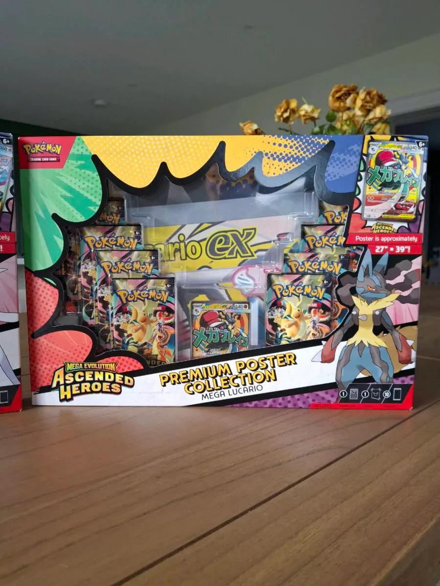 Ascended heroes Mega lucario poster collection - Image 1