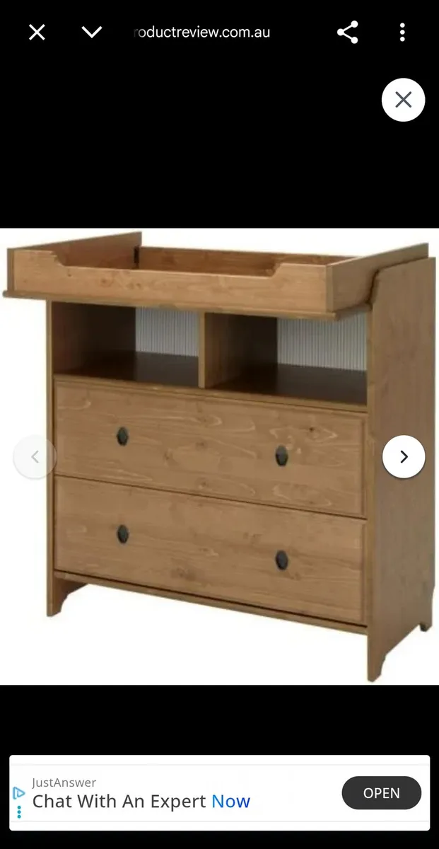 Baby changing table/chest of drawers - Image 1