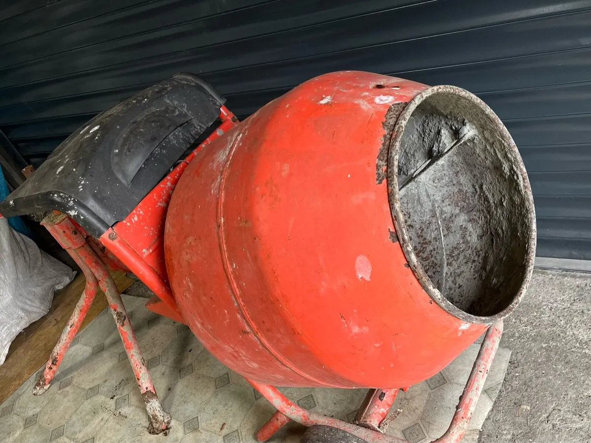 Cement Mixer - 550w Electric - Image 3