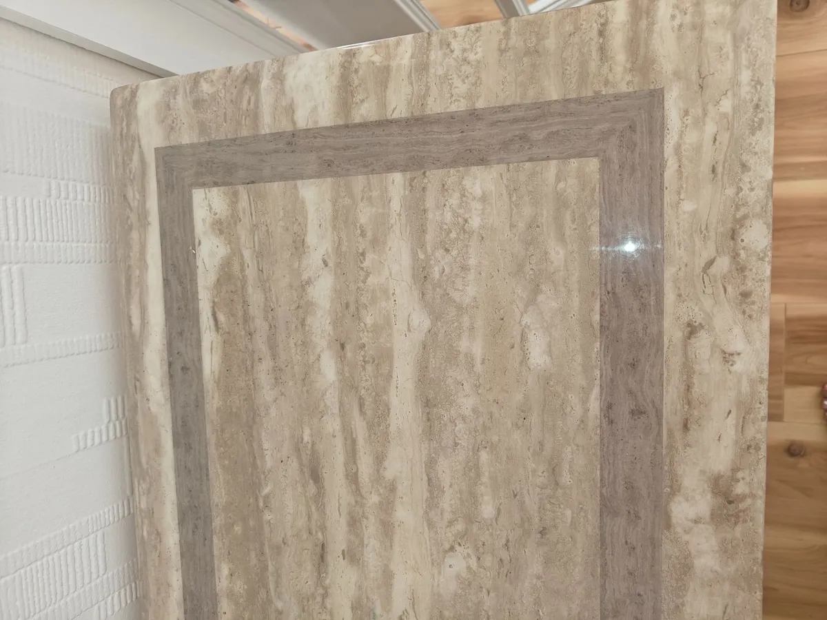 Travertine Console Table - Image 3
