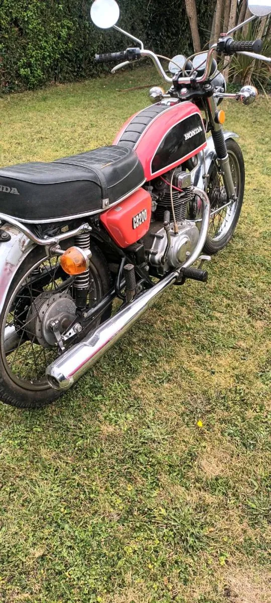 Honda CB200 Motorcycle - Image 1