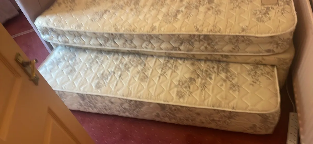 Single bed with guest trundle bed - Image 2
