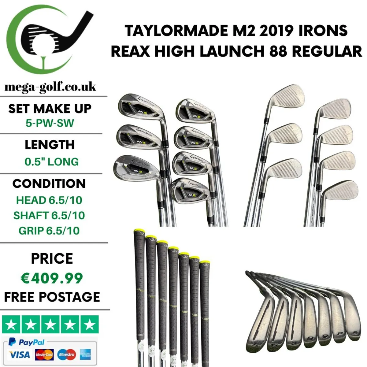 Taylormade M2 2019 Irons / 5-Pw-Sw / Regular - Image 1