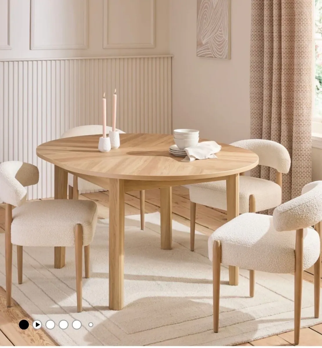 Round Dining Table *BRAND NEW* - Image 1
