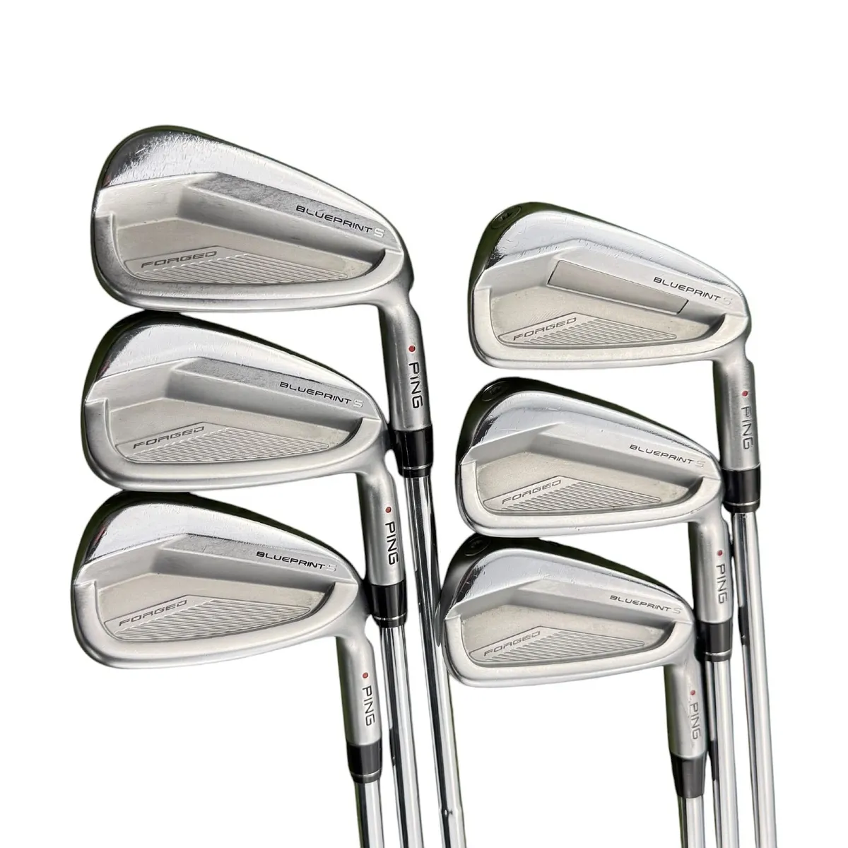 Ping Blueprint S Irons / 5-Pw / Stiff / Red Dot - Image 2
