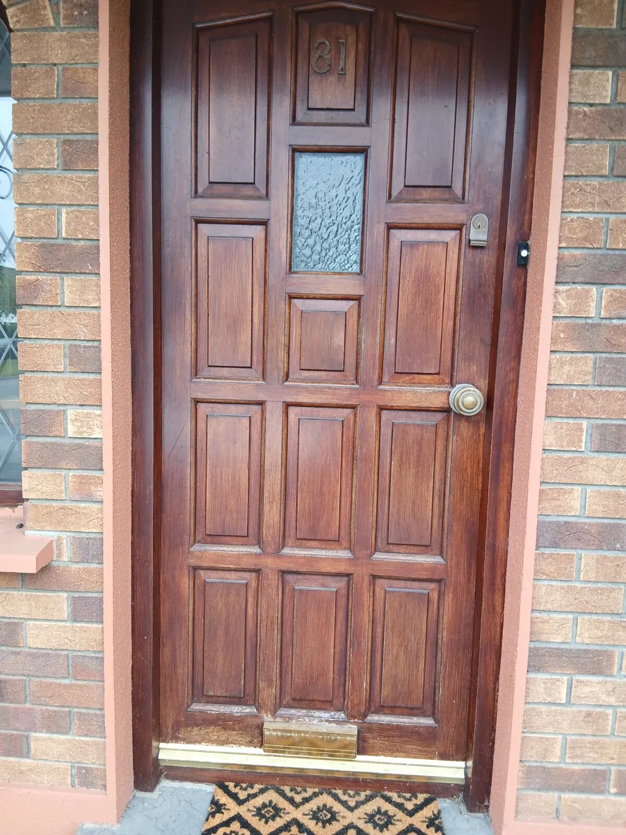 Timber solid Front door