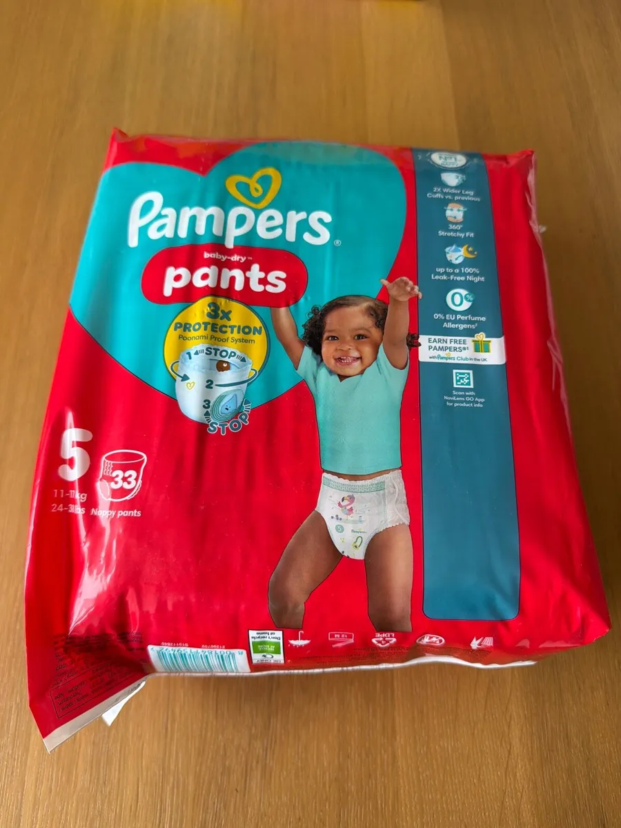 Pampers nappies