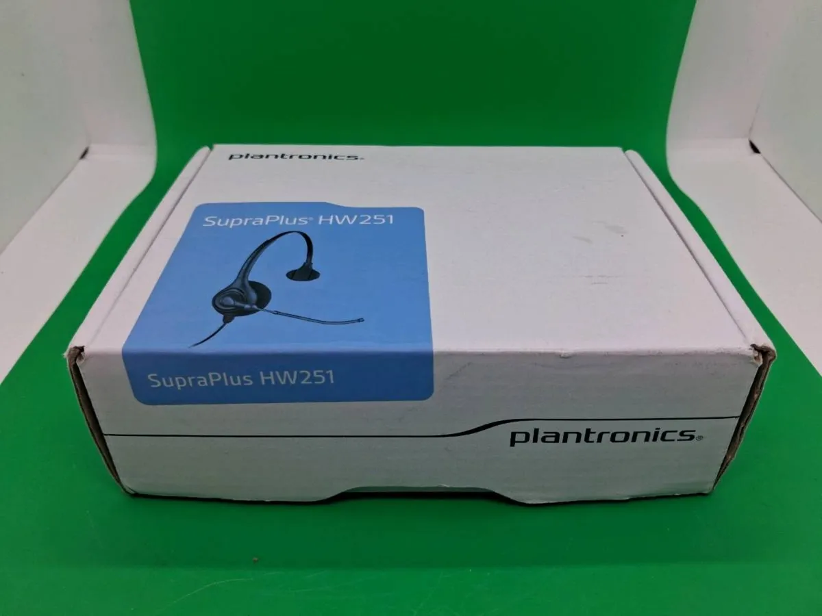 Postage - Plantronics HW251 Wired Headset SupraPlu - Image 1