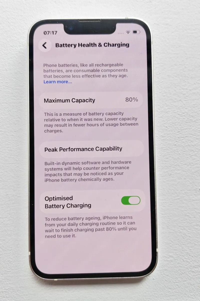 IPHONE 13 MINI WHITE/STARLIGHT - EXCELLENT - Image 4
