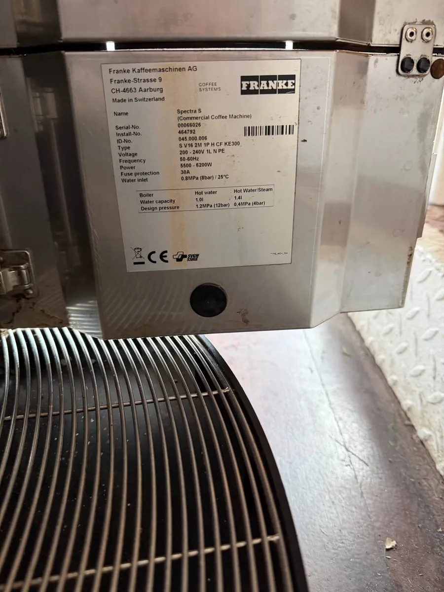 Franke Spectra S Commercial Coffee Machine - Image 3