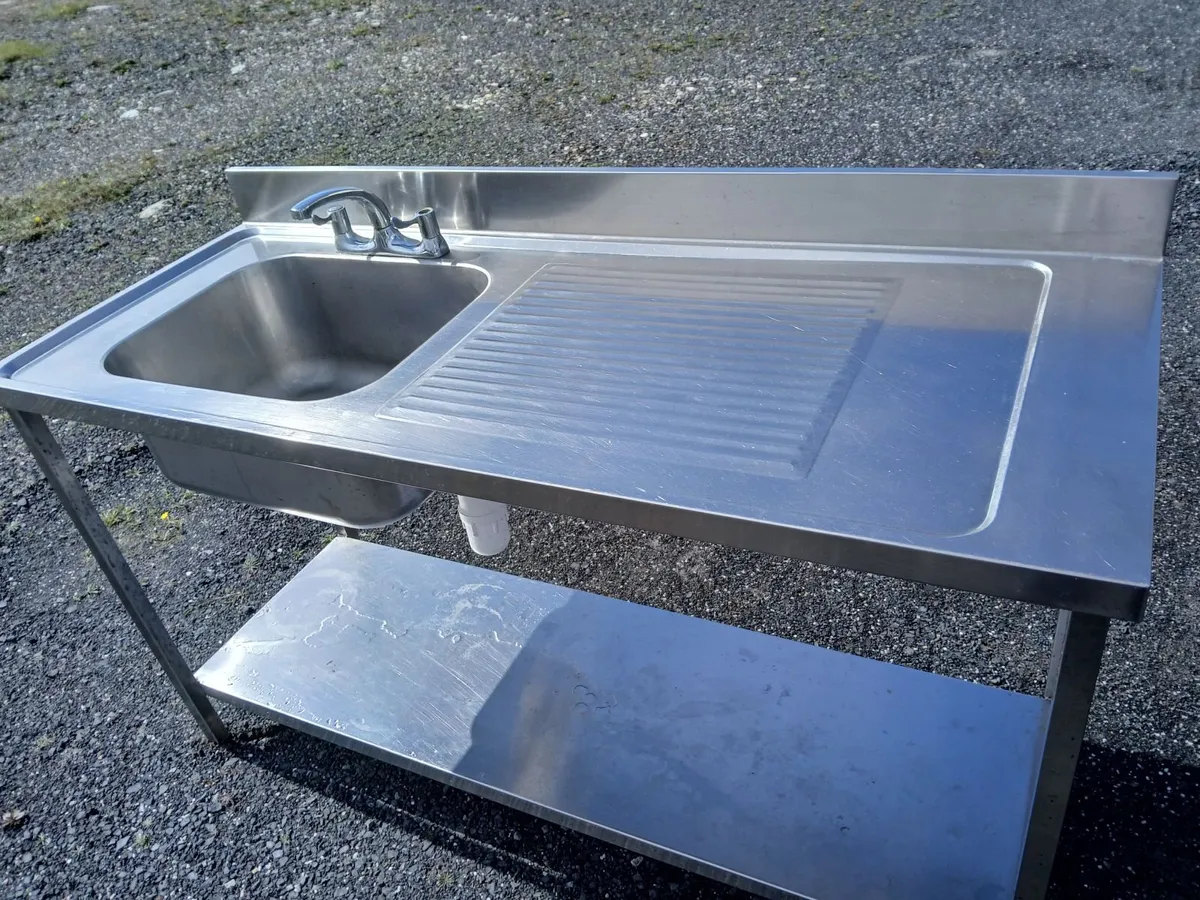 Staneless steel cabbinet sink unit complete - Image 2