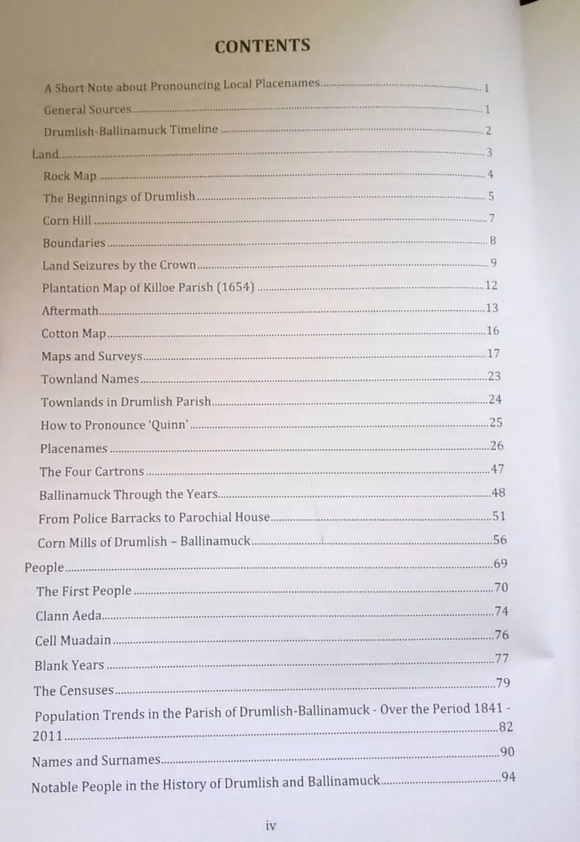 Drumlish Ballinamuck History Heritage Book - Image 2
