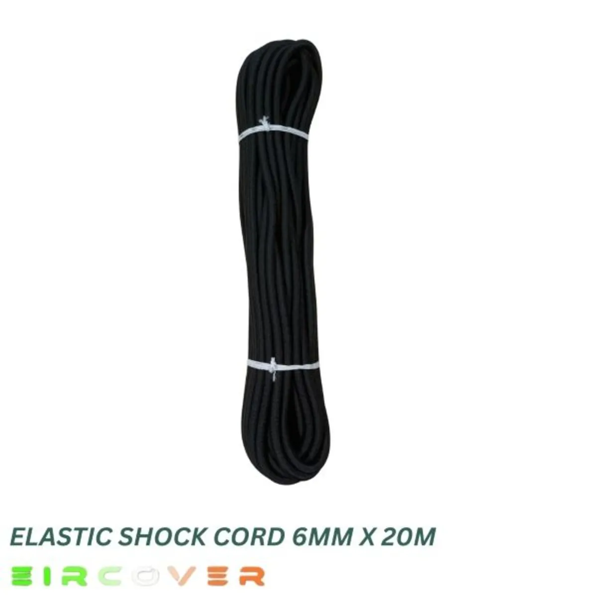 Elastic bungee shock cord 8mm / 20m - Black - Image 2