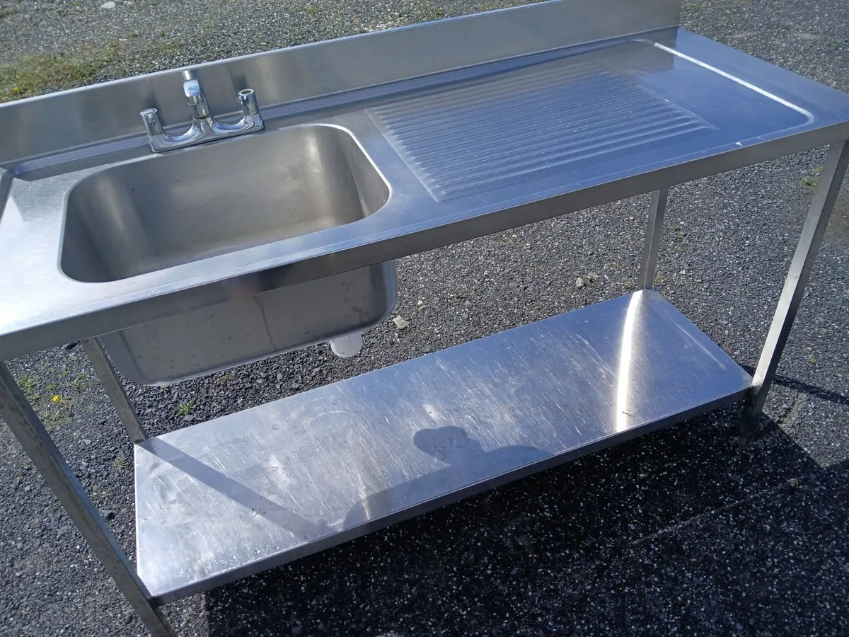 Staneless steel cabbinet sink unit complete - Image 4