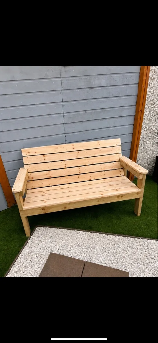 Handmade Garden Bench - Image 3
