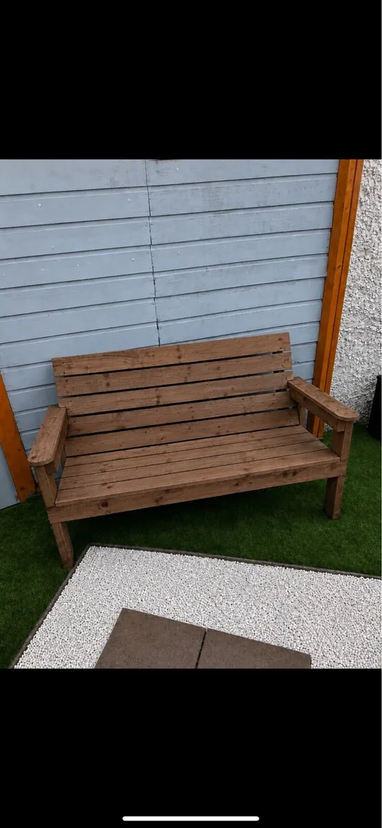 Handmade Garden Bench - Image 4