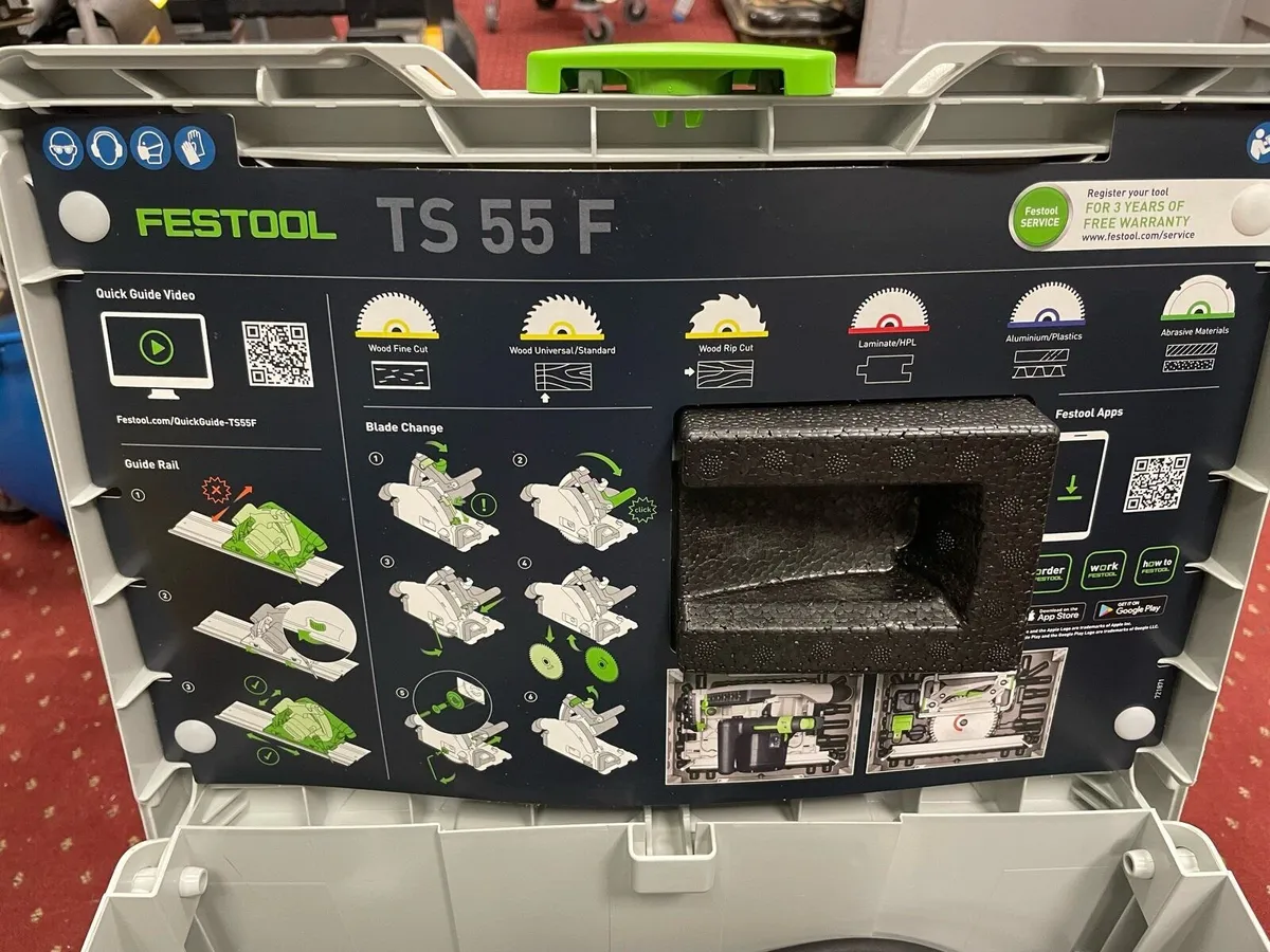 Festool Plunge Saw TS55 F including case - Image 2