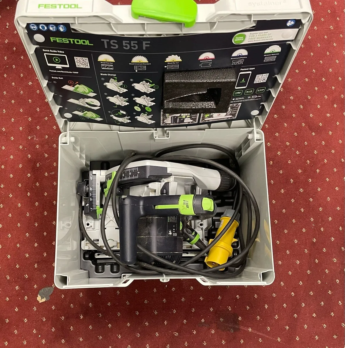 Festool Plunge Saw TS55 F including case - Image 3