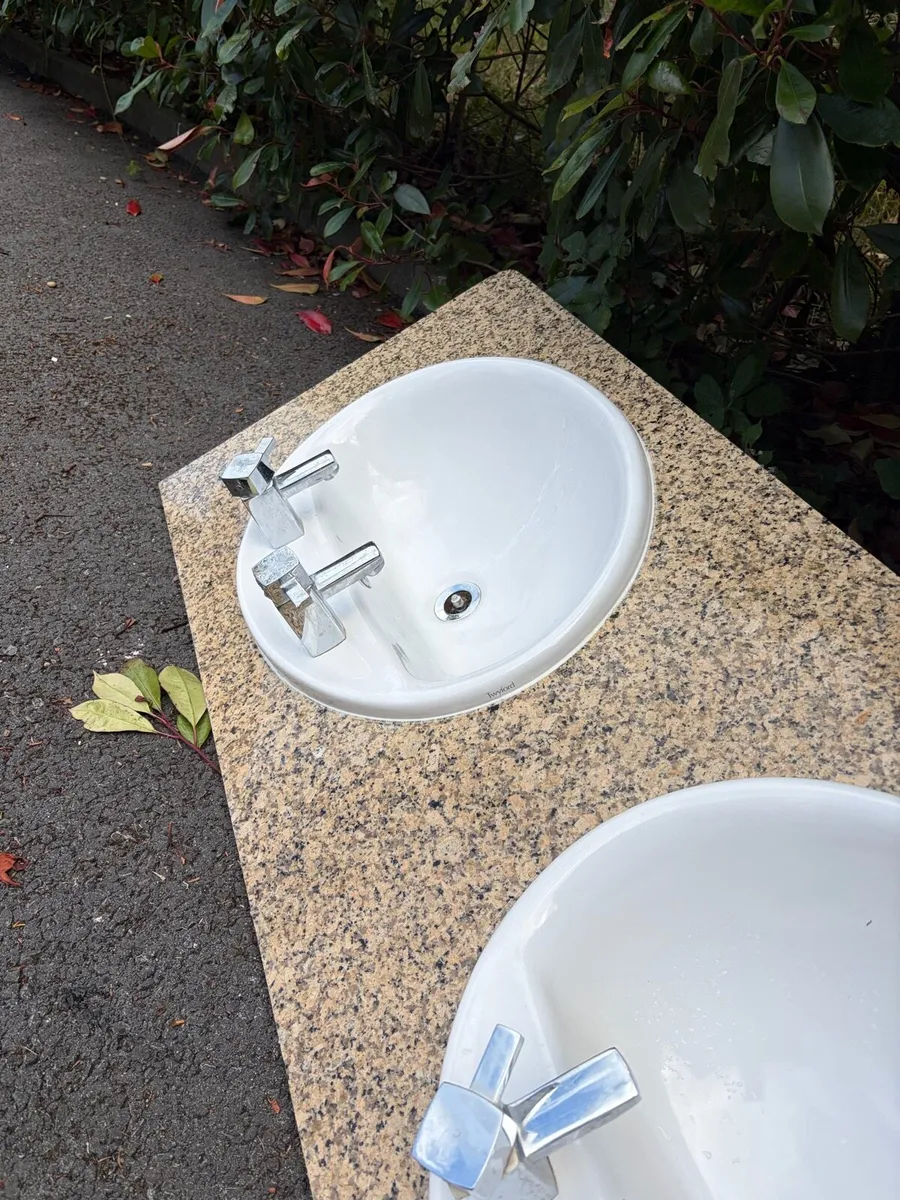 Double sink with granite worktop - Image 2