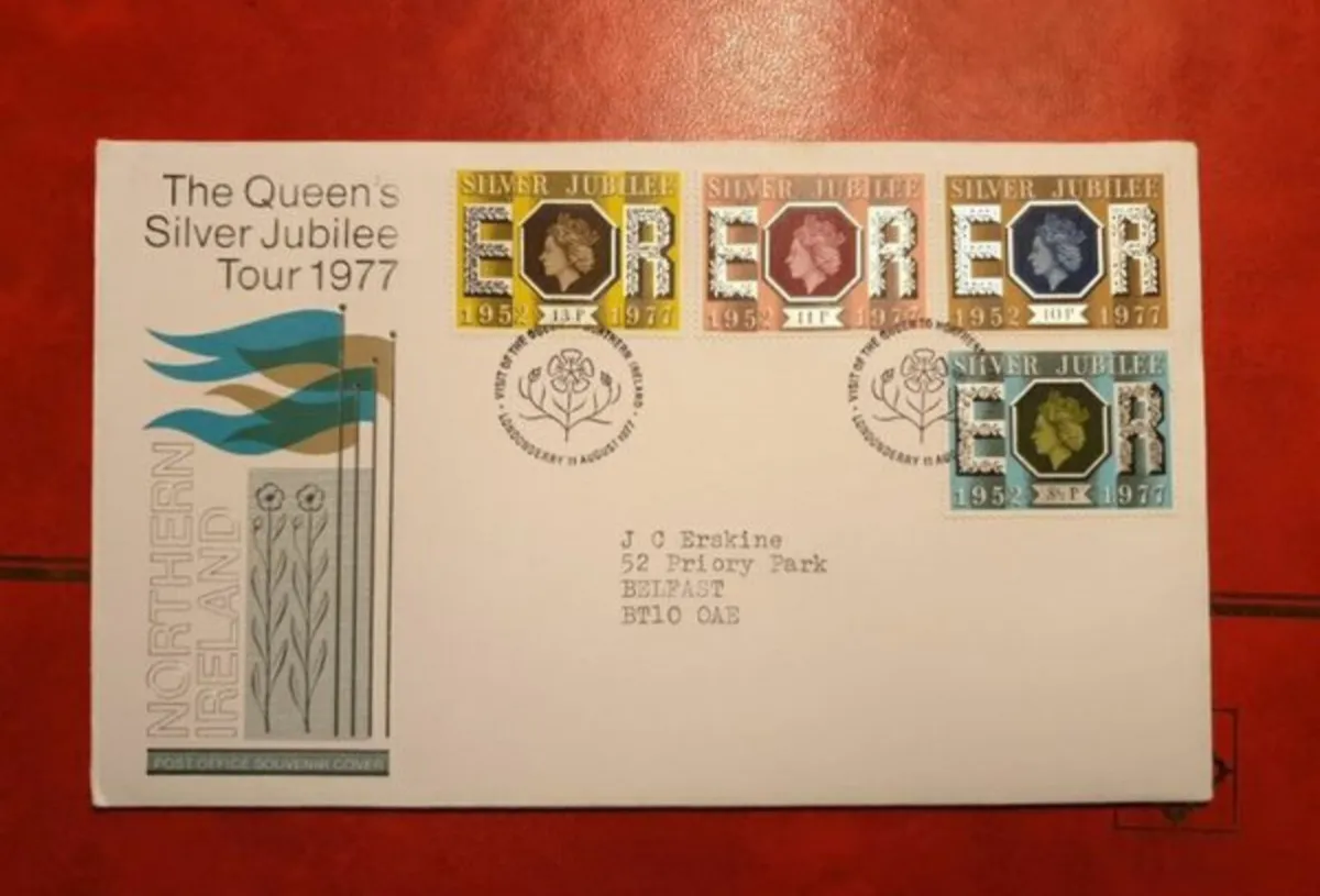 QEII Silver Jubilee Tour 1977 Stamp Covers - Image 3