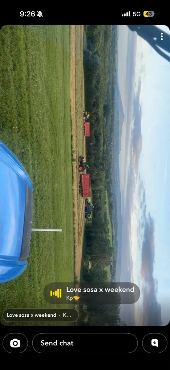 Land available for forage rye or short term grass