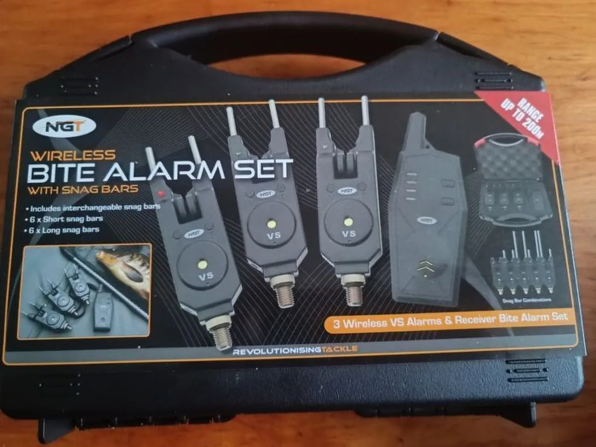 Fishing  Wireless Bite Alarms set 3+1 - Image 1
