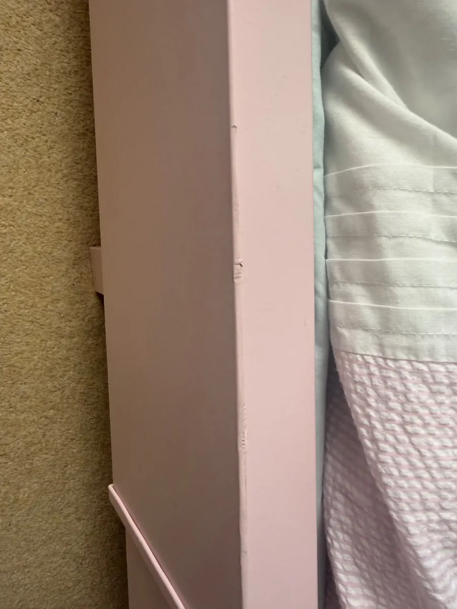 IKEA BUSUNGE Extendable Kids Bed – Light Pink – €2 - Image 2