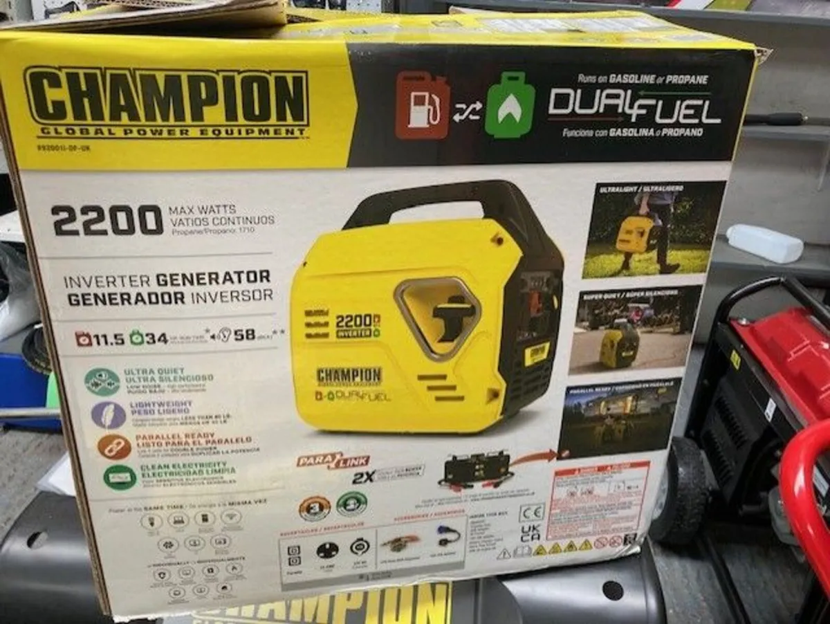 Champion Mighty Atom Dual-Fuel (petrol or Propane) - Image 1