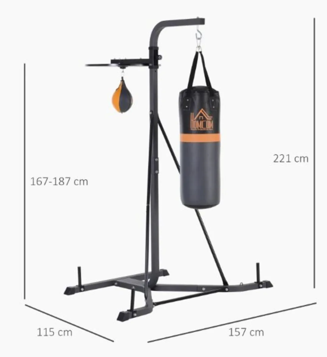 Freestanding Boxing Punch Bag & Speed Ball Station - Image 2