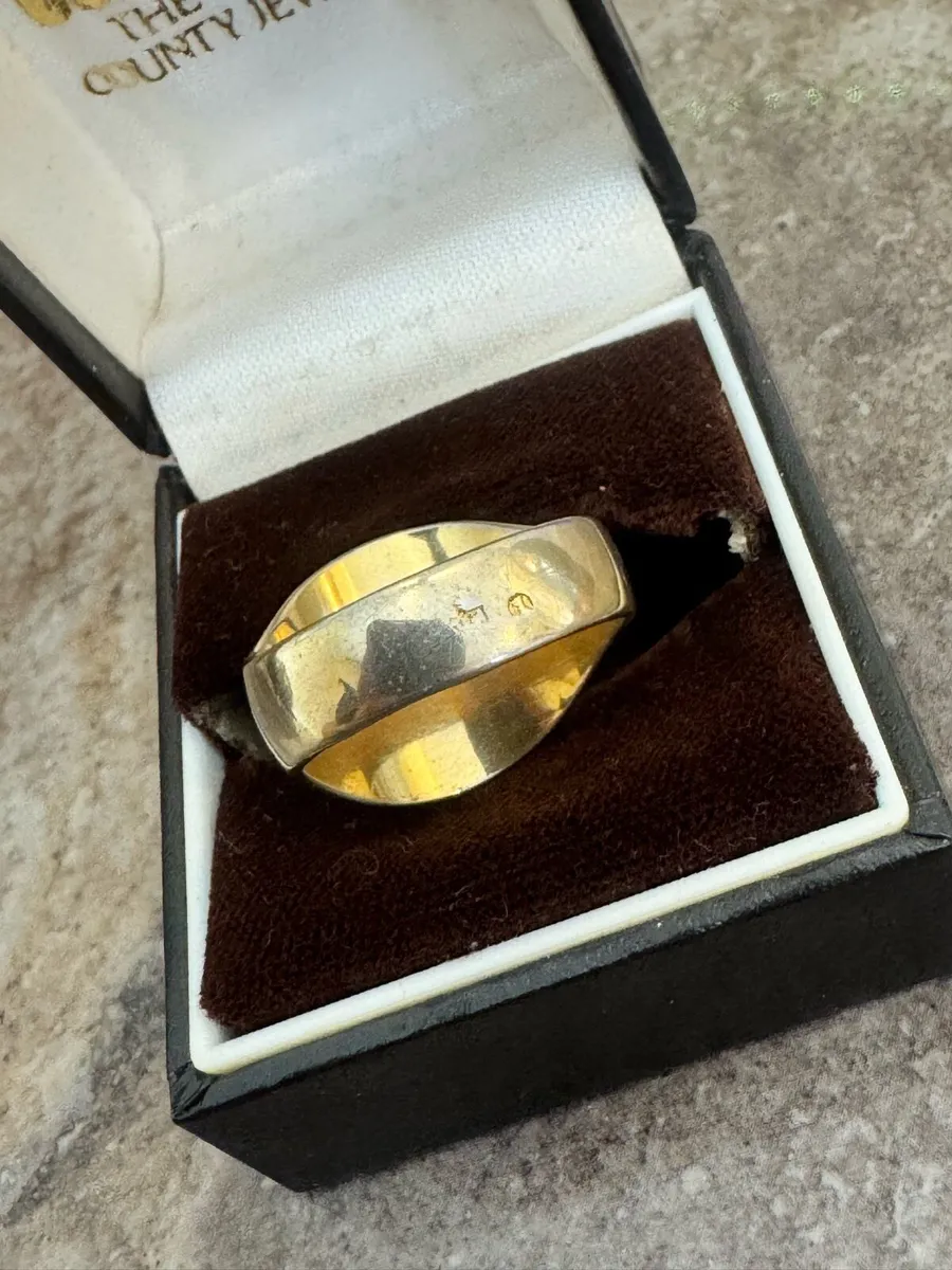 Men Gold Signet ring Victorian - Image 4