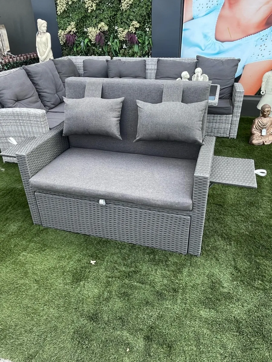 Sicily Garden Recliner Set - 1 Set  4 Ways - Image 2