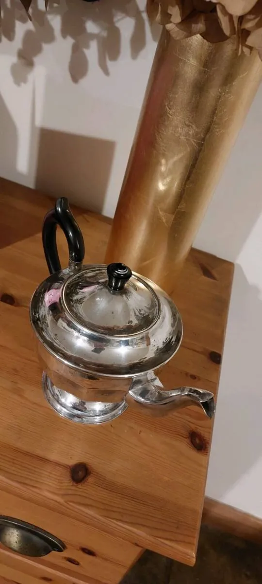 Antique Silver teapot - Image 3