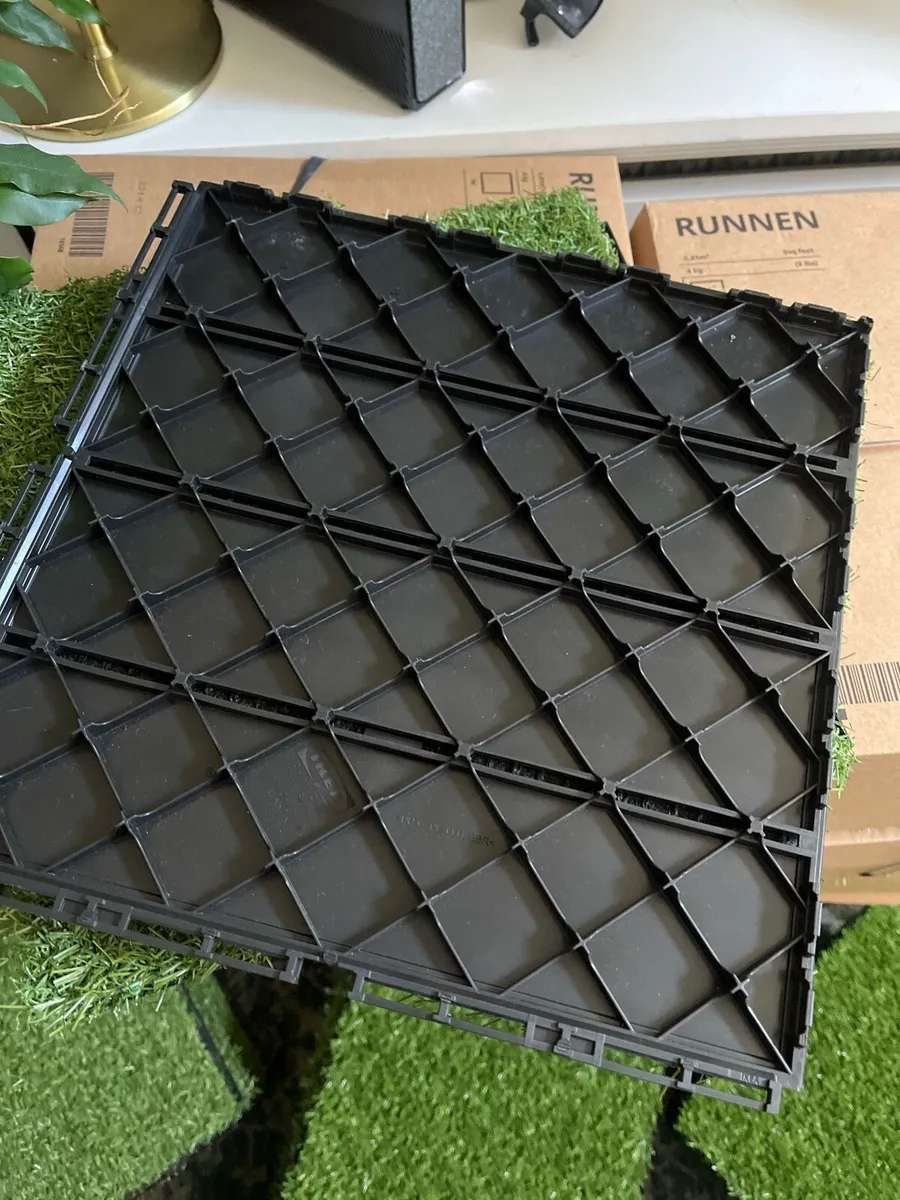 Artificial grass tiles, Ikea Runnen, new @50% RRP - Image 3