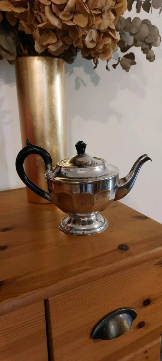 Antique Silver teapot - Image 1