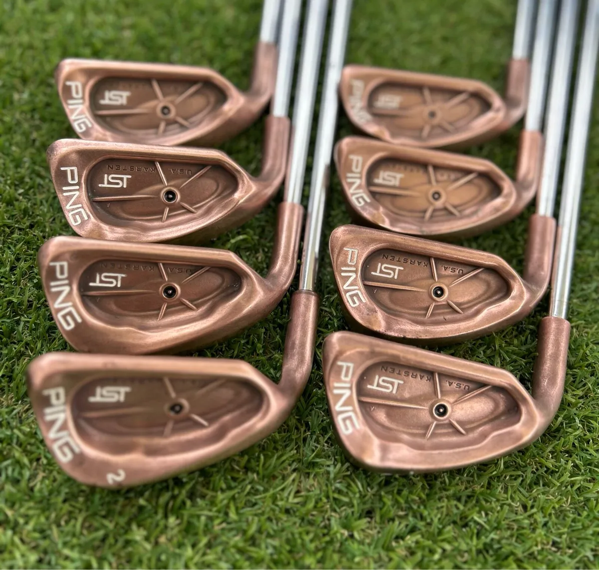 Ping ISI Beryllium Copper left handed irons - Image 1