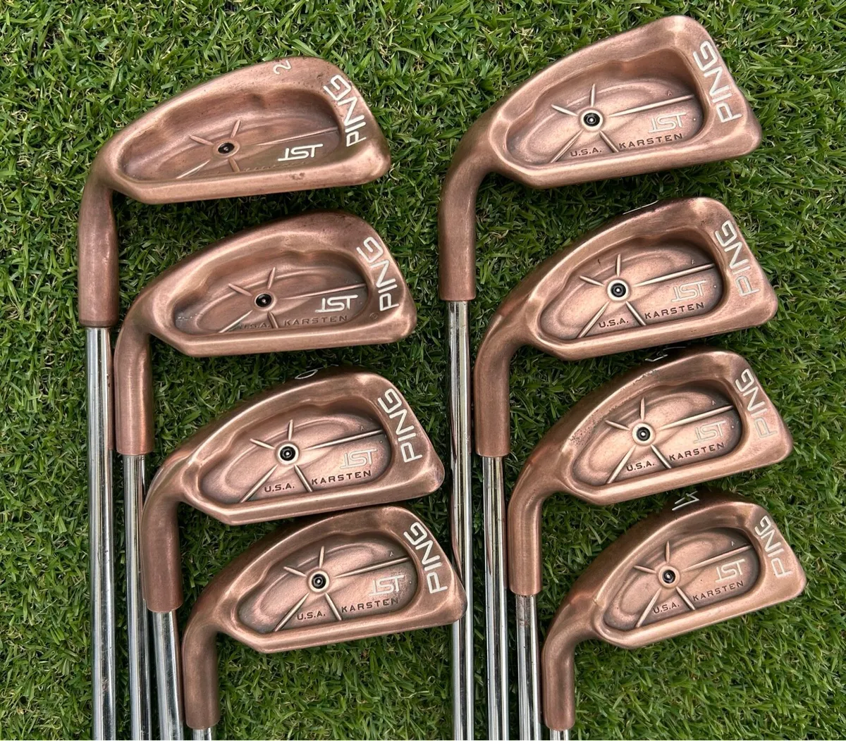Ping ISI Beryllium Copper left handed irons - Image 2
