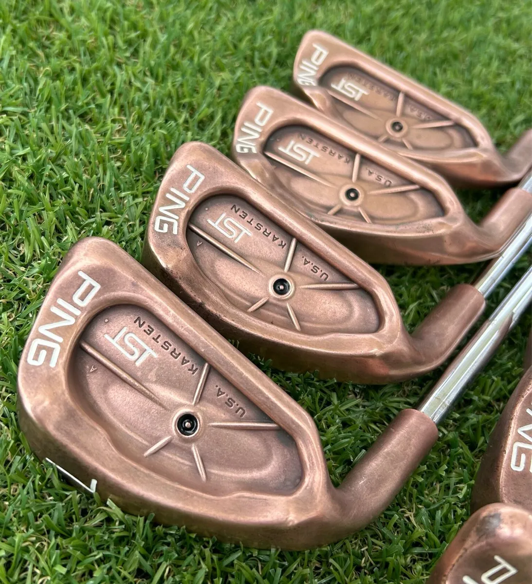 Ping ISI Beryllium Copper left handed irons - Image 4
