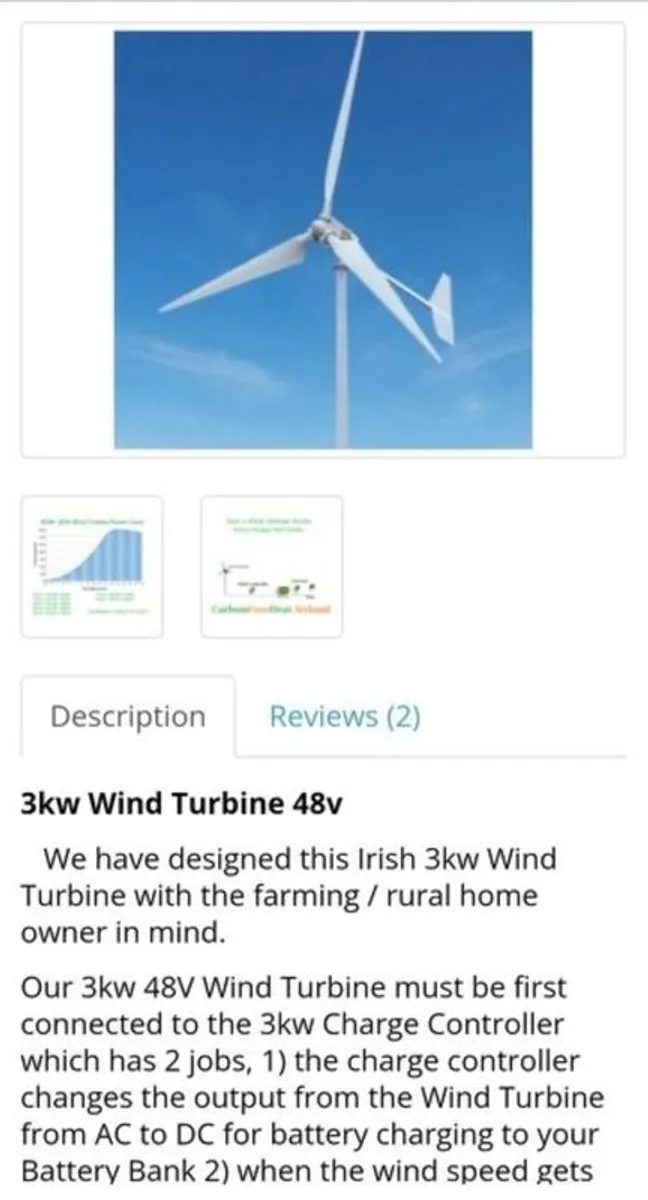 3kW Wind Turbine - Image 1