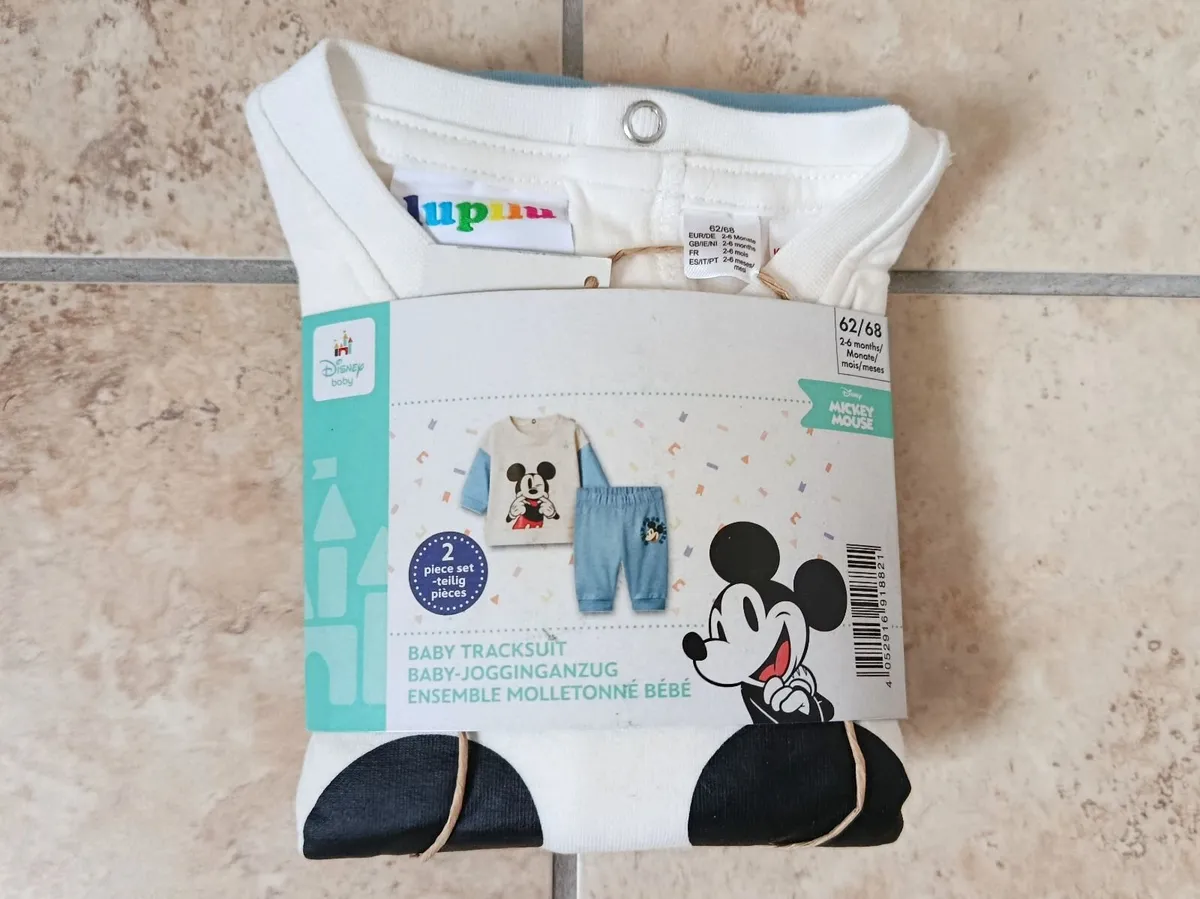 Baby Tracksuit 2 Piece Set Mickey Mouse 62/68 - Image 1