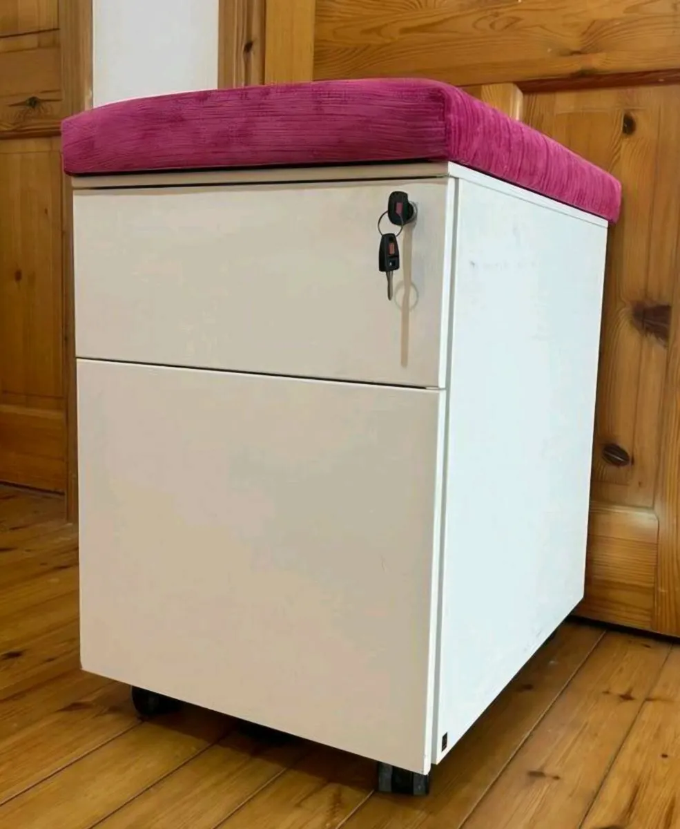 Steel Pedestals with Cushion Tops - Image 1