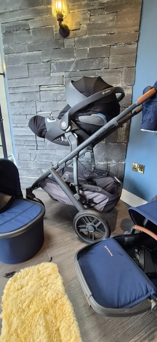 UPPAbaby Vista Travel System Bundle – Navy – Excel - Image 4