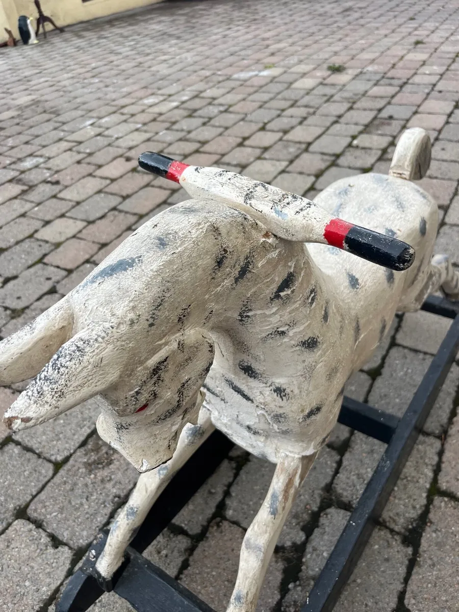 Antique Rocking Horse Folk Art - Image 3