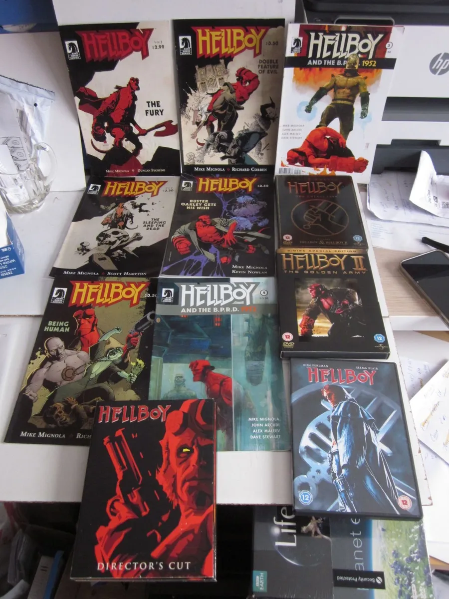 Hellboy Comics/DVD's Bundle - Image 1
